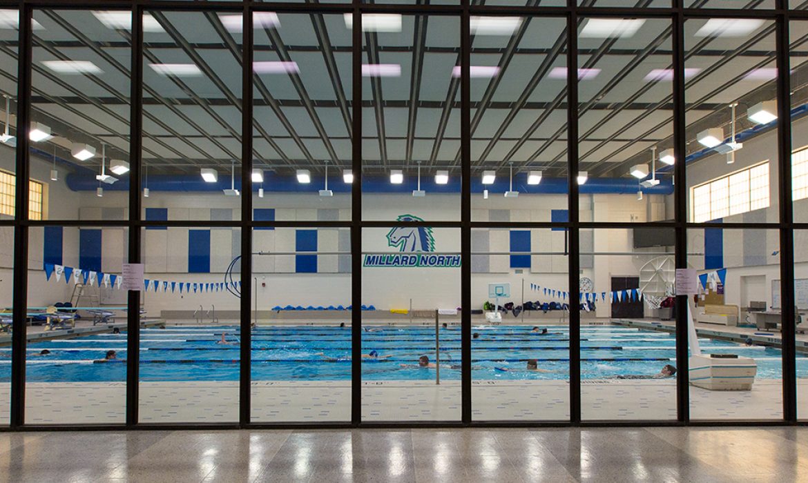 Millard North High School Pool Education Building Lueder Construction