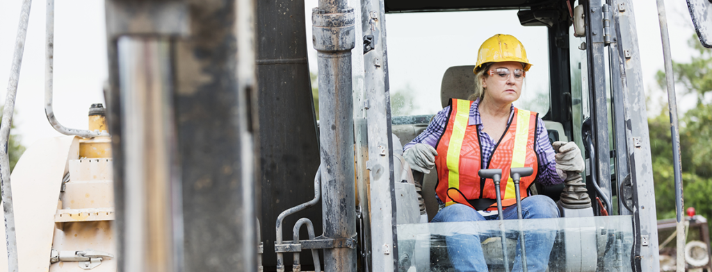 Woman working