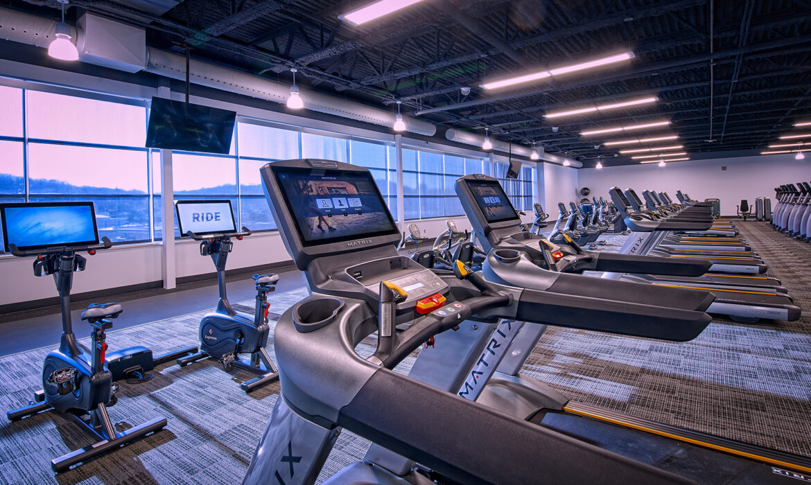 Charles E. Lakin YMCA exercise equipment