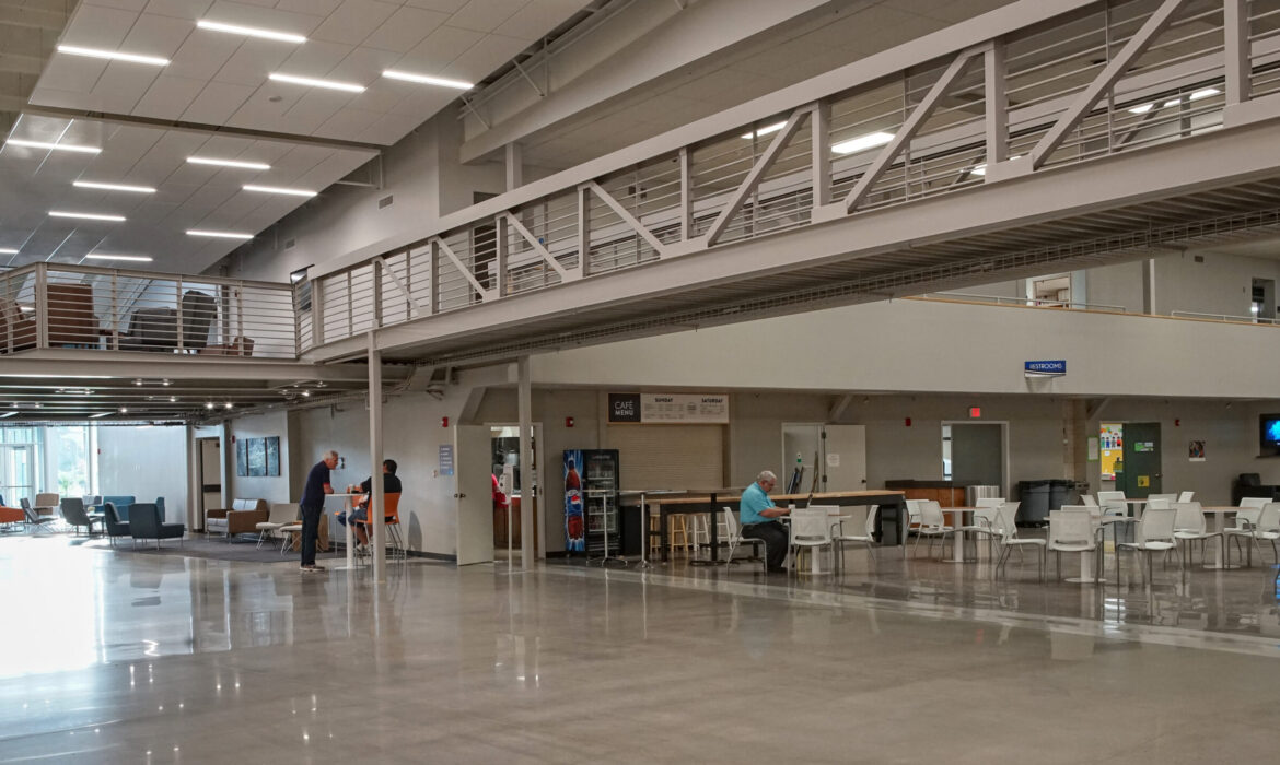 Lifegate Church cafe and lobby