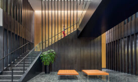 Blackstone Plaza lobby stairs thumbnail