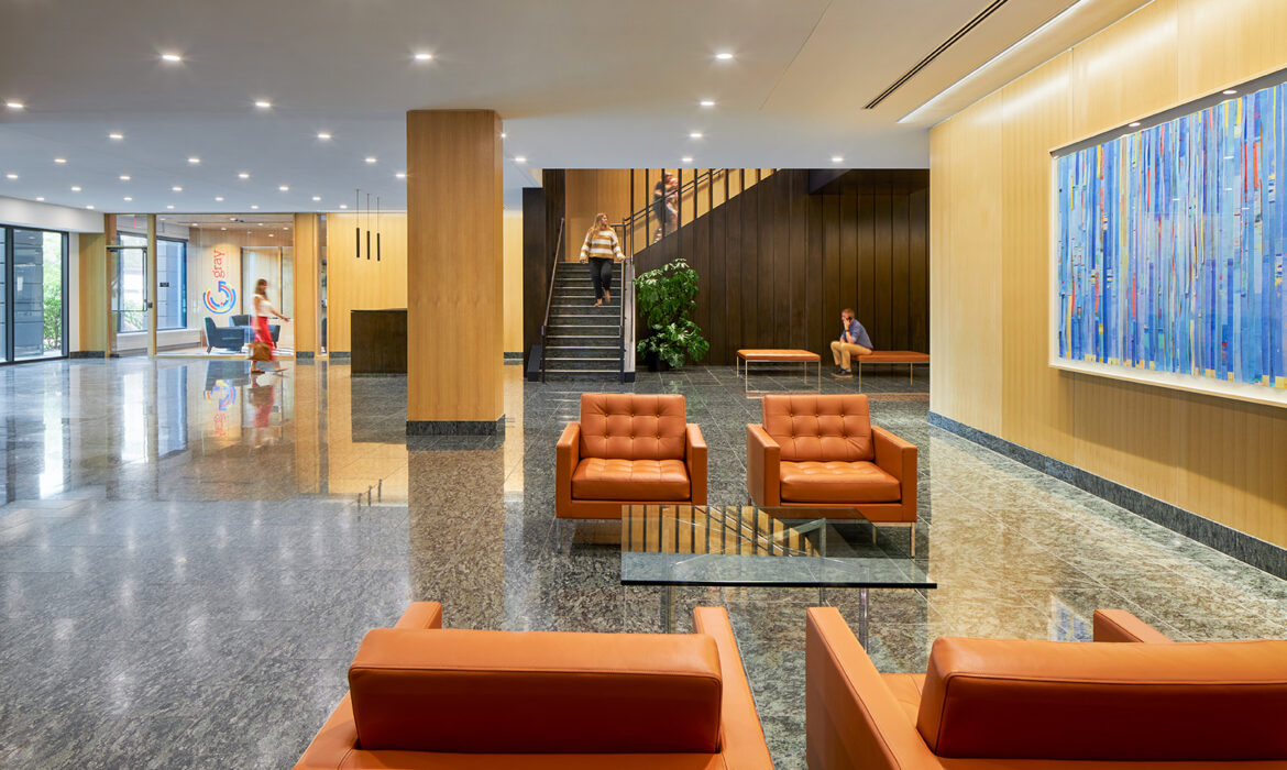 Blackstone Plaza lobby waiting area