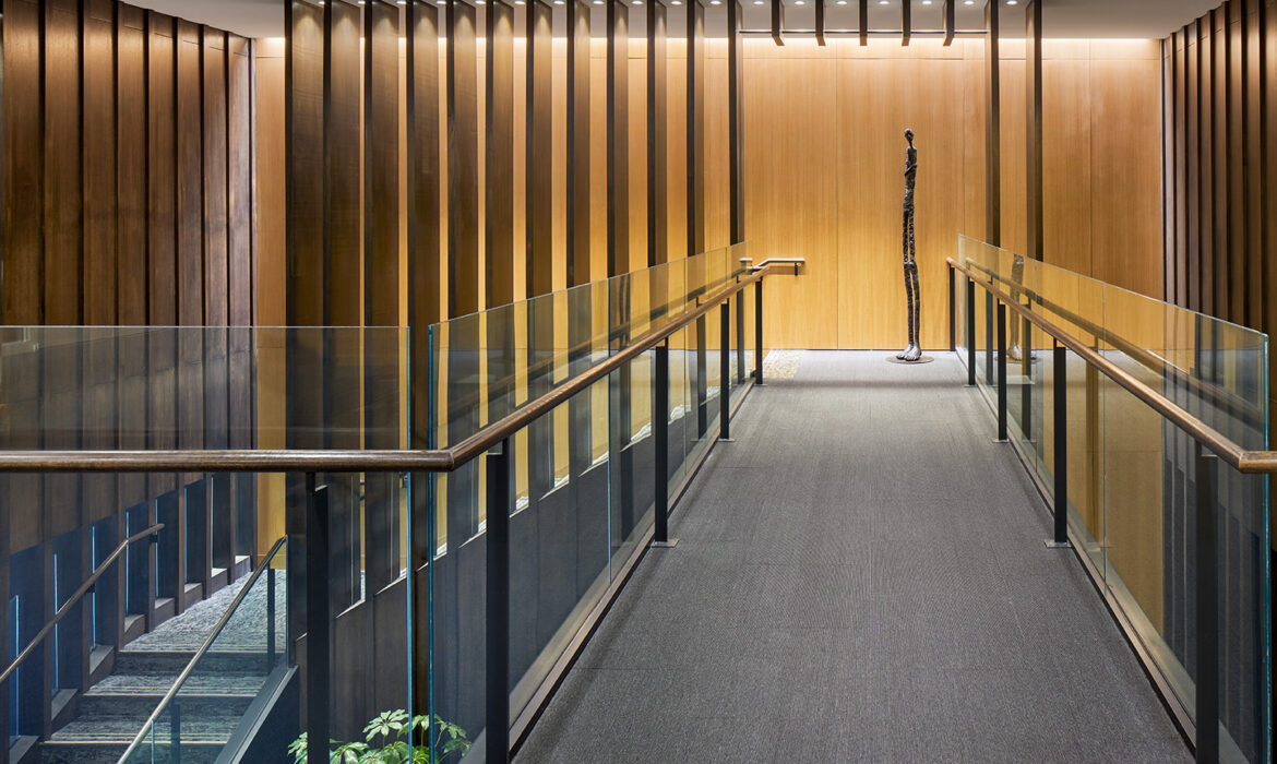 Blackstone Plaza second floor walkway