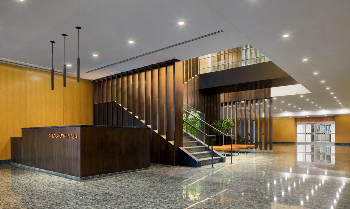 Blackstone Plaza lobby desk