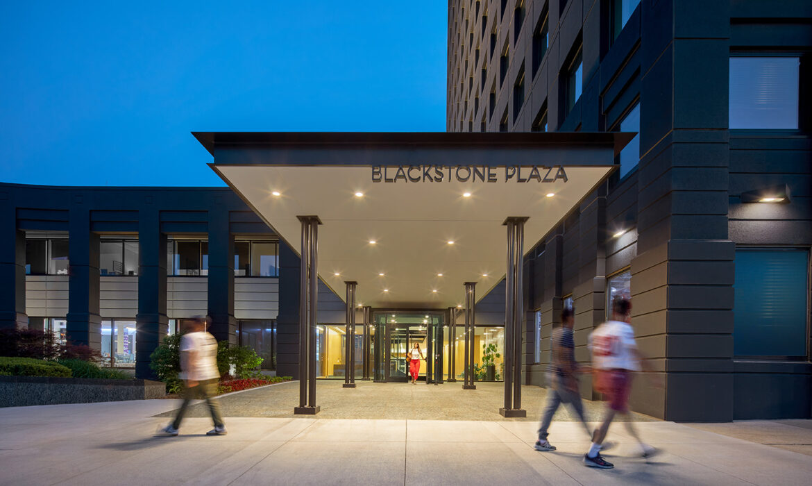 Blackstone Plaza entrance