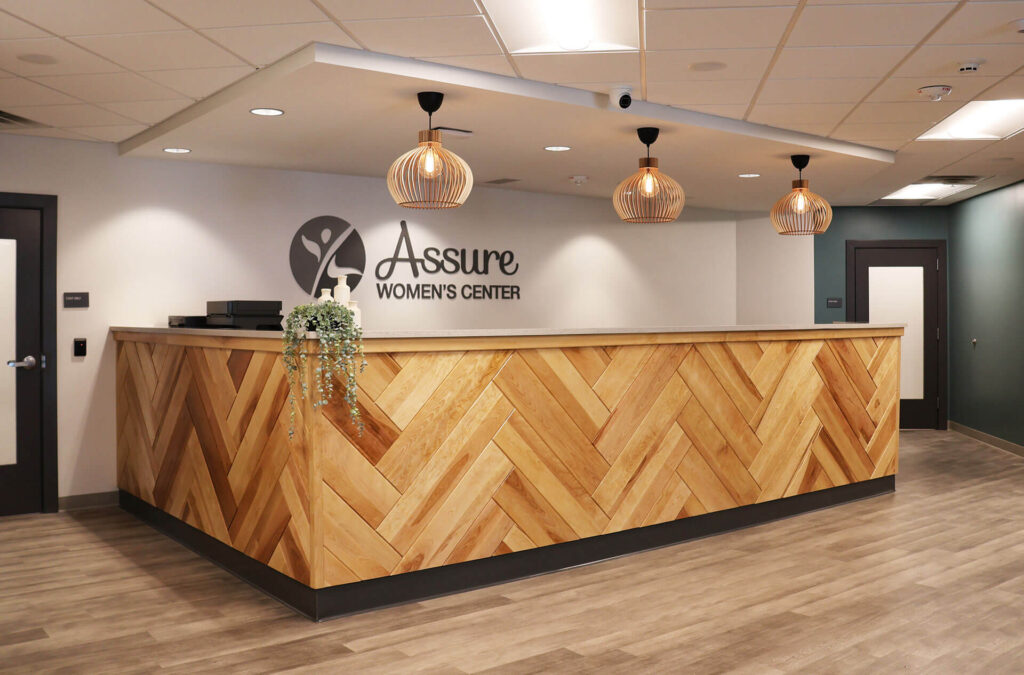 reception desk at Assure Women's Center